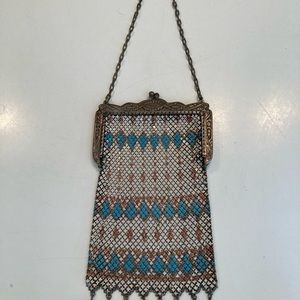 S O L D Mandalian Deco Mesh Flapper Purse . Stellar Collection w More For Sale
